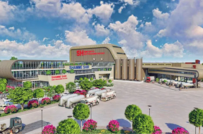 کارخانه فرآوری محصولات لبنی شمه شیر